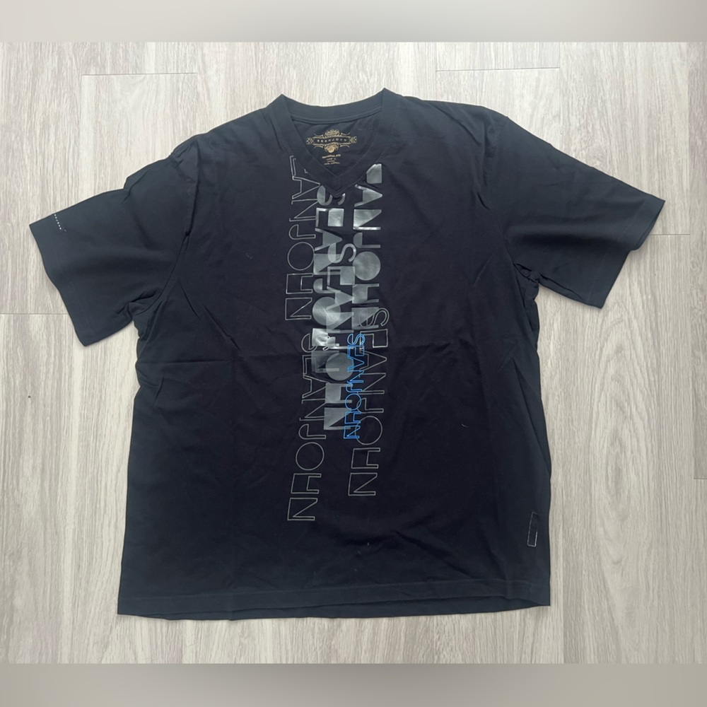Sean John Black Graphic Tee XXL